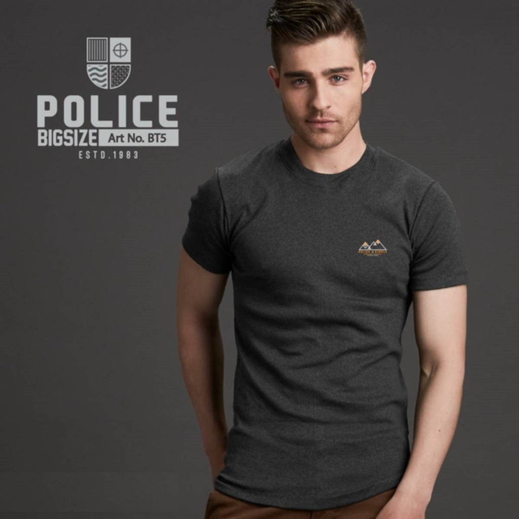 تی شرت پلیس مردانه  - BT5 (BIG SIZE بیگ سایز)