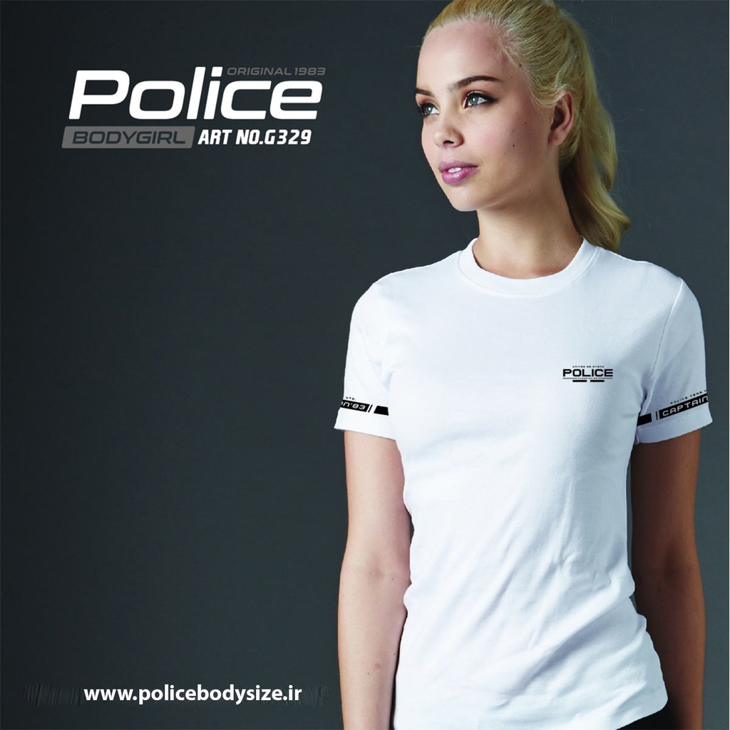 تی شرت پلیس زنانه  - G329