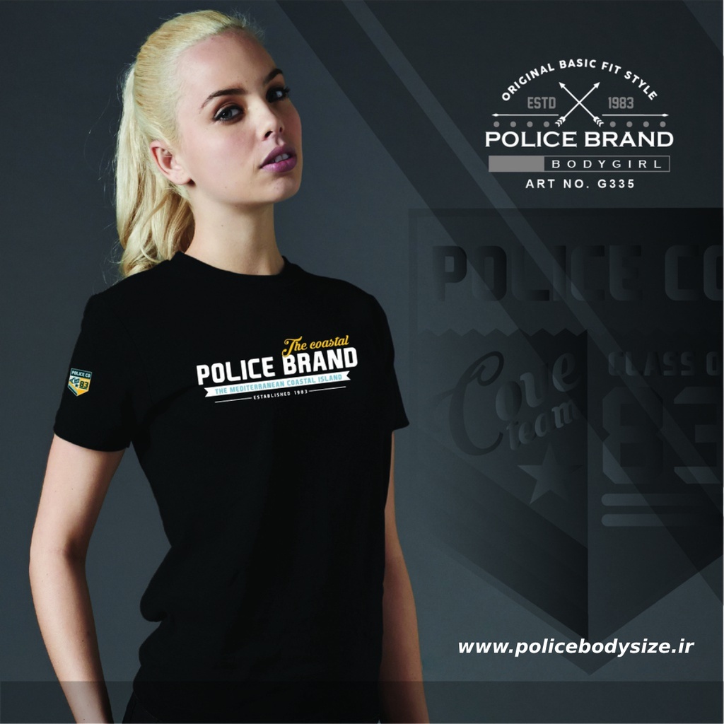 تی شرت زنانه پلیس - G335