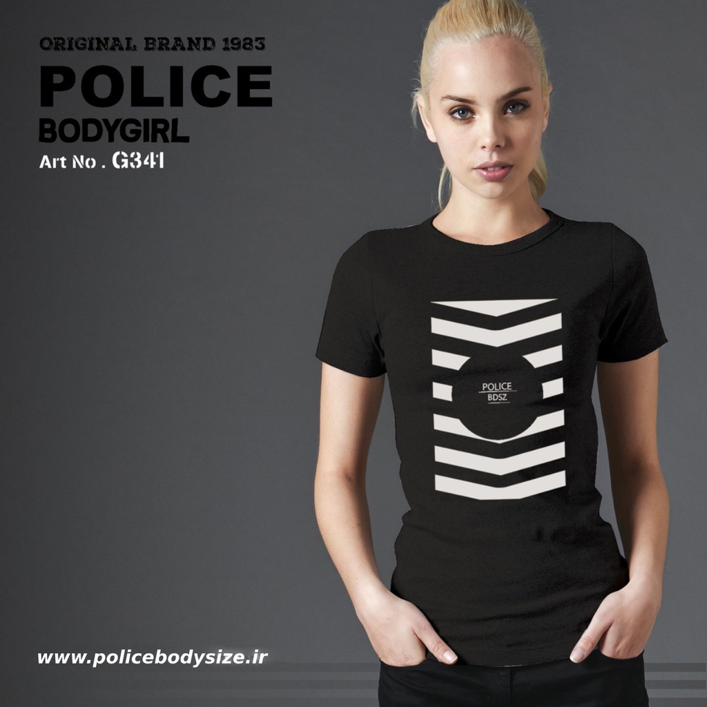 تی شرت پلیس زنانه  - G341