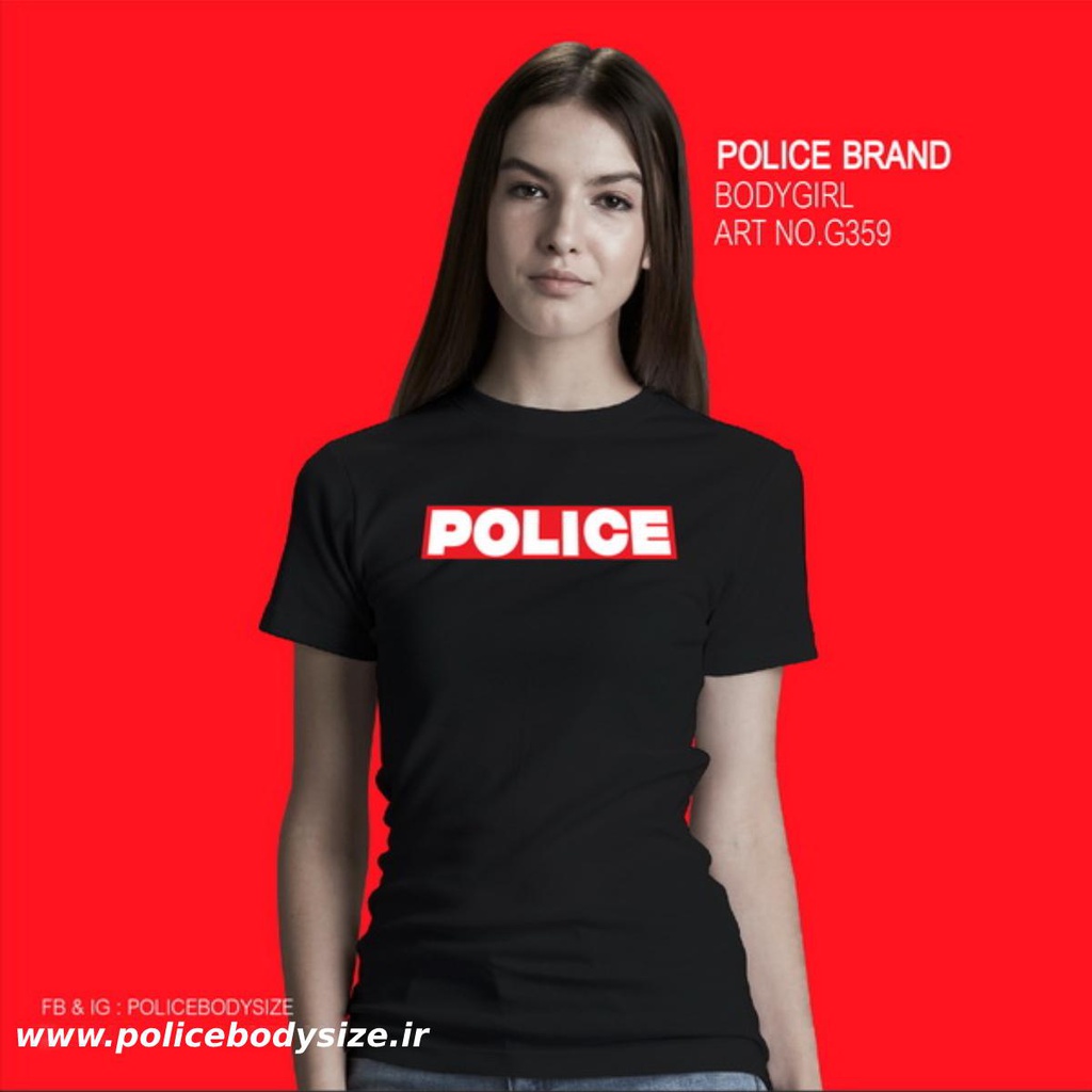 تی شرت پلیس زنانه  - G359
