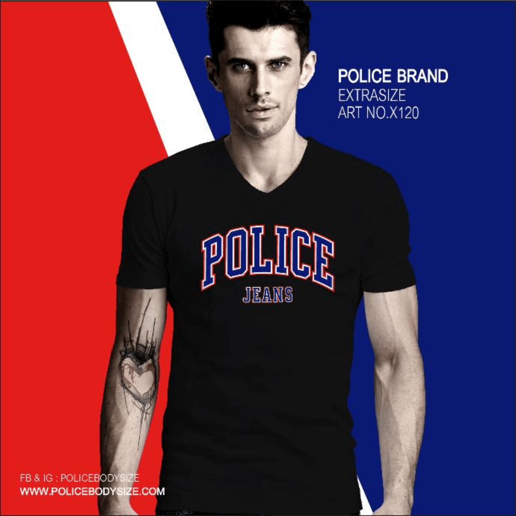 تی شرت مردانه پلیس - X120