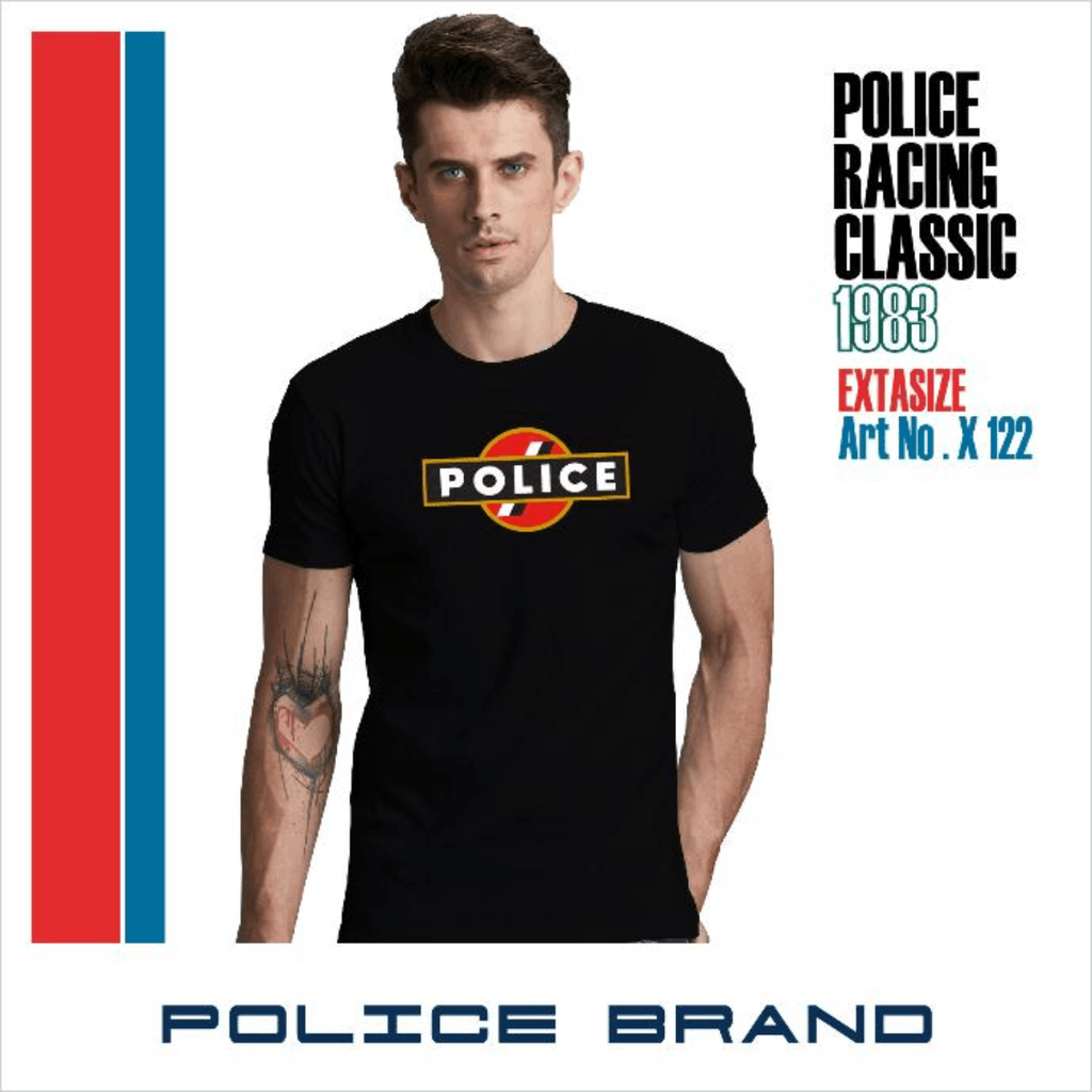 تی شرت مردانه پلیس  - X122