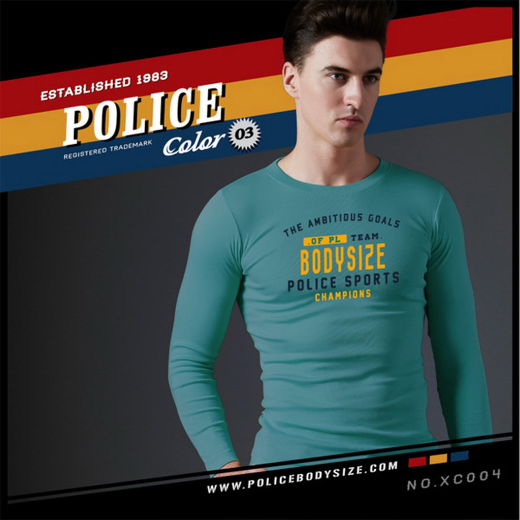 تی شرت مردانه پلیس  - XC004