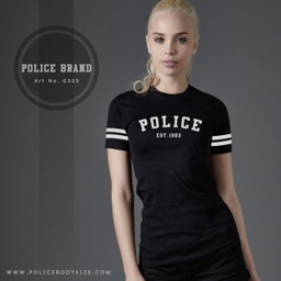 [G323] تی شرت زنانه  پلیس - G323