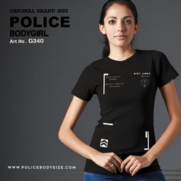 [G340] تی شرت پلیس زنانه  - G340