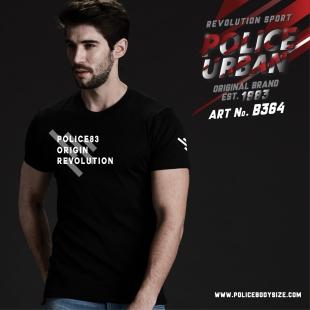 [B364] تی شرت پلیس مردانه  - B364 (BIG SIZE بیگ سایز)