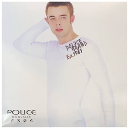 [F324] تی شرت استین بلند برند پلیس مردانه  - F324