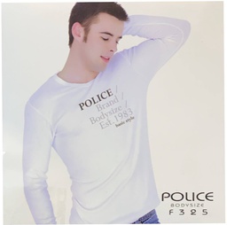 [F325] تی شرت پلیس استین بلند  مردانه  - F325