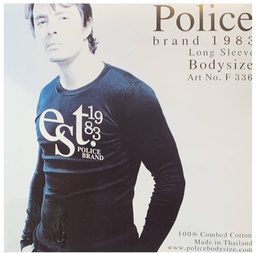 [F336] تی شرت  استین بلند برند پلیس مردانه  - F336