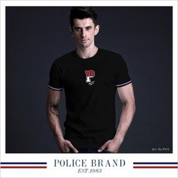 [F571] تی شرت پلیس  مردانه  - F571 (BODYSIZE(S,M) سایز متوسط و کوچک)