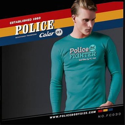 [FC030] تی شرت مردانه پلیس  - FC030 (BODYSIZE(S,M) سایز متوسط و کوچک)