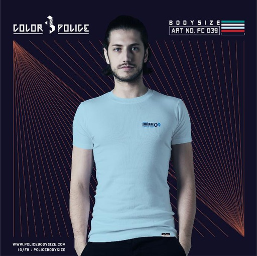 [FC039] تی شرت مردانه پلیس  - FC039 (BODYSIZE(S,M) سایز متوسط و کوچک)