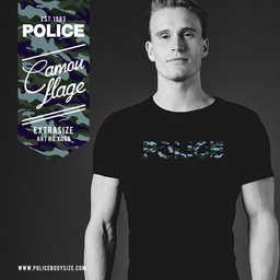 [X068] تی شرت مردانه پلیس  - X068