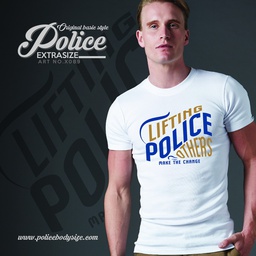 [X089] تی شرت مردانه پلیس  - X089  (EXTRA SIZE اکسترا سایز)