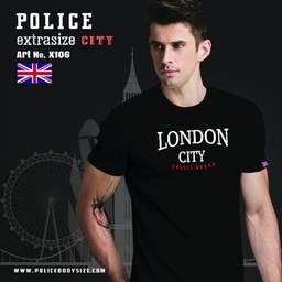 [X106] تی شرت مردانه پلیس  - X106  (EXTRA SIZE اکسترا سایز)