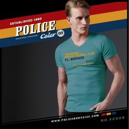 [XC006] تی شرت مردانه پلیس  - XC006  (EXTRA SIZE اکسترا سایز)